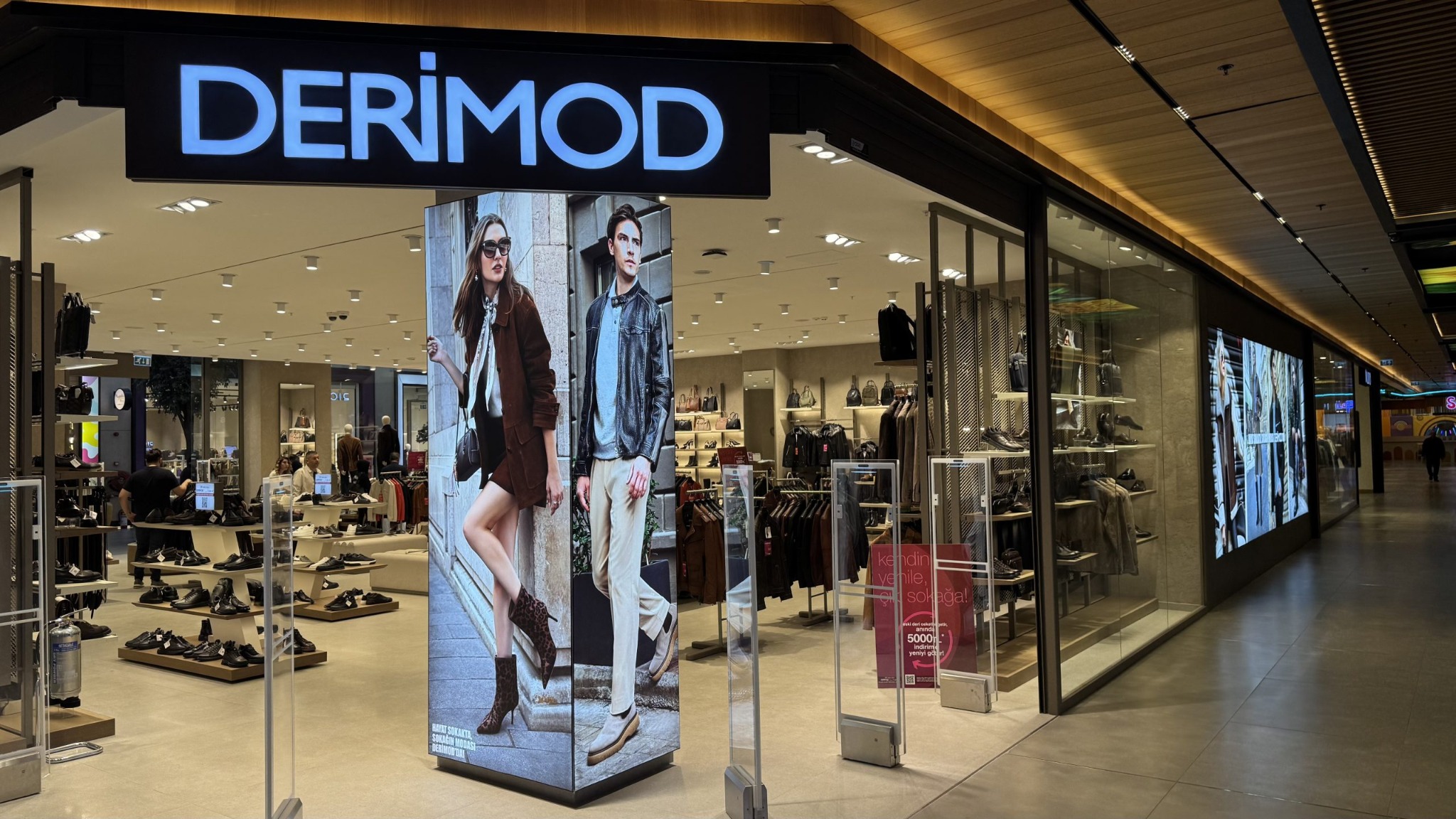 Derimod mağaza lightbox uygulaması